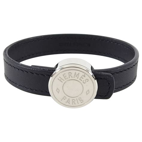 Hermes leather strap bracelet